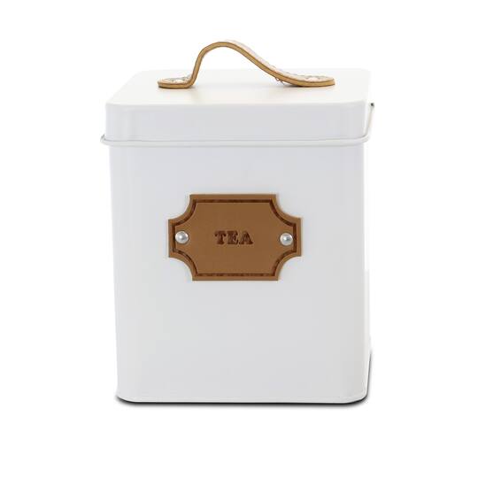 MegaChef Kitchen Food Storage & Organization White 5-Piece Canister Set